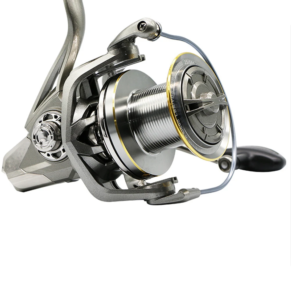 Spinning Reel, 4.8:1 Gear Ratio, Stainless Steel Bearings, Spinning Fishing Reel 8000/9000/10000/12000/14000 Series