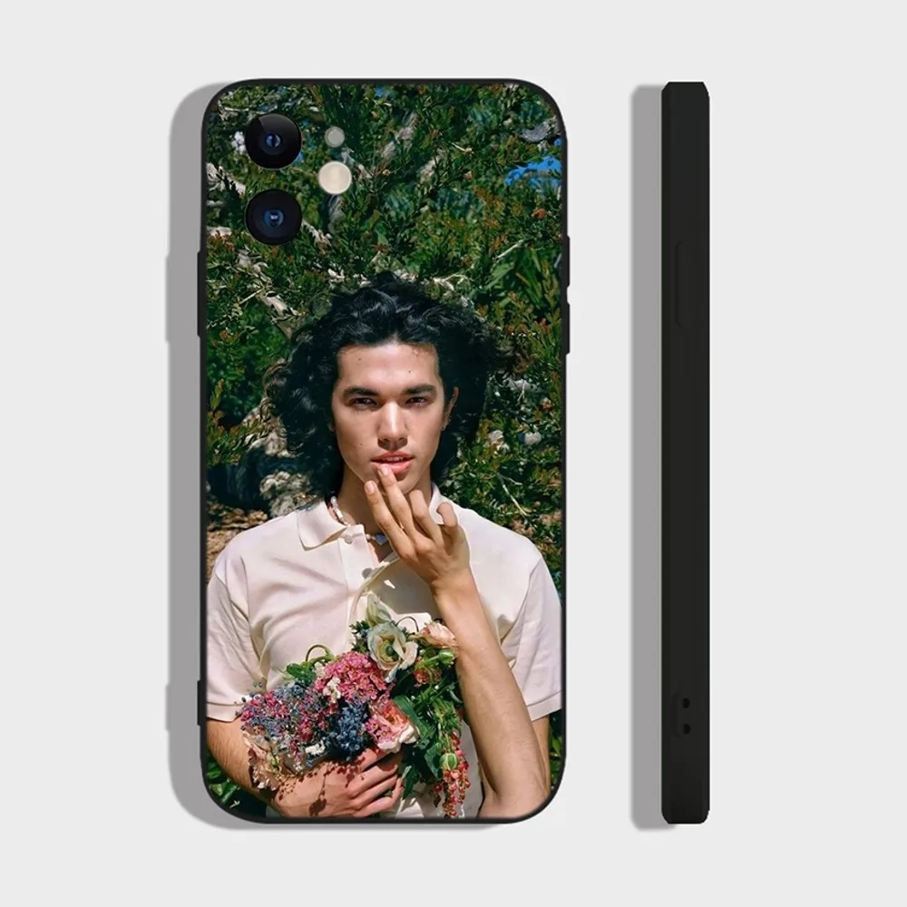 Singer C-Conan G-Gray Phone Case For iPhone 14,13,12 Mini 11 Pro XR,X,XS,MAX 6S,7,8 Plus Silicone Cover Soft black image 5