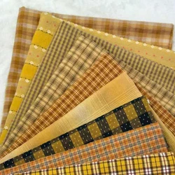 Bargain price Japanese Yarn Dyed Cotton Fabric Material for Clothes Telas Patchwork Yarn-dyed Fabric for Sewing Pillow Mat Cloth