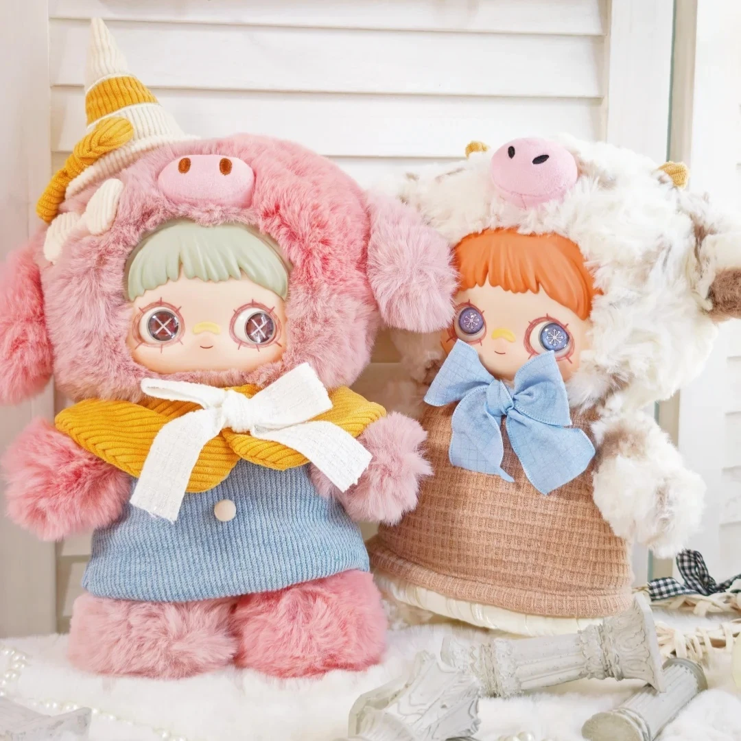 Maymei ลืม Funfair 400% Series กล่องตาบอดตุ๊กตา Plush Action Figure น่ารักไวนิลสะสมของขวัญแปลกใจของเล่นอินเทรนด์