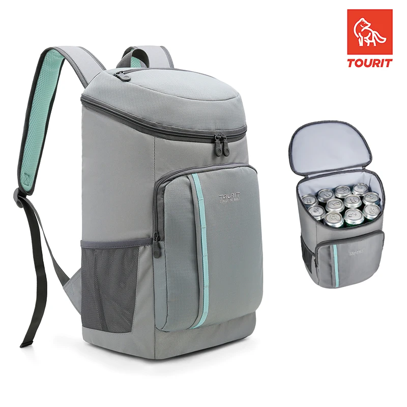 Thermal Backpack TOURIT Picnic Cooler Bag Large Capacity Meal Thermal Bag With Bottle Opener Leakproof Insulated Cooler Bags