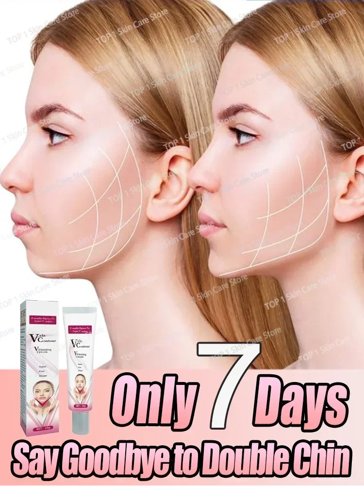 

V-Shape Face Cream Enhance Jawline Definition Double Chin Eliminate Slimming the Face Shaping Massage Lift Tighten Skin Serum912