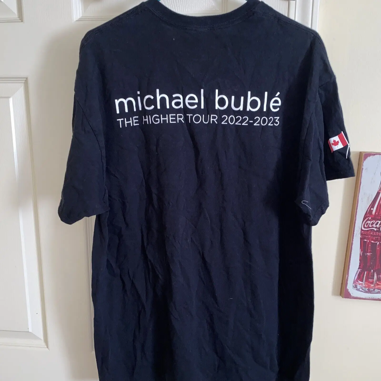 Gildan Michael Buble The Higher Your 2022-2023 Toying Crew Black T’Shirt XL