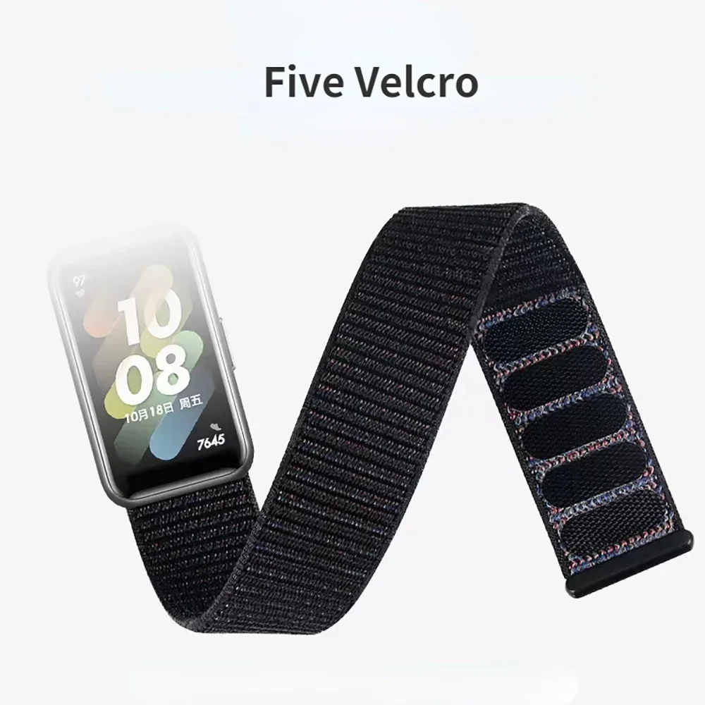 Cinturino in nylon per Huawei Band 10 9 8 7 Bracciale sostituibile traspirante originale per Huawei Band 10 9 8 Accessori per cinturini