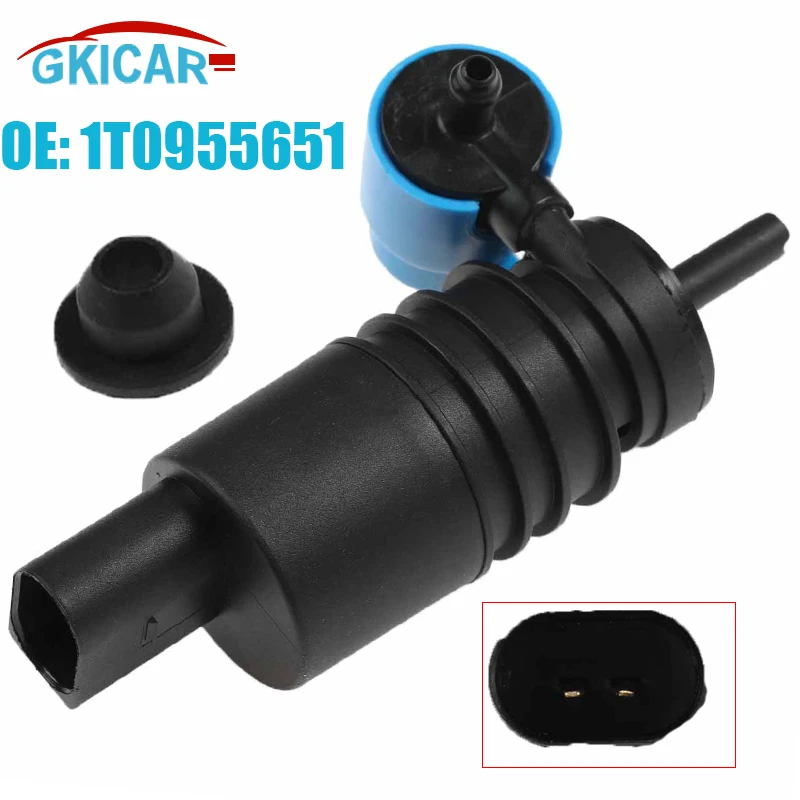 

1K6955651 1J6955651 Windshield Fluid Wiper Sprinkler Motor For 2006- 2014 VW Touareg Golf MK5 MK6 GTI Rabbit A3 8P 2.0