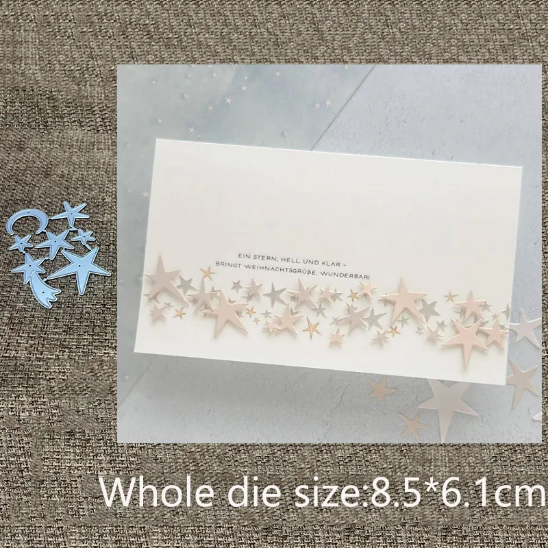 

XLDesign Craft Metal stencil mold Cutting Die moon star decoration scrapbook die cut Album Paper Card Craft Embossing