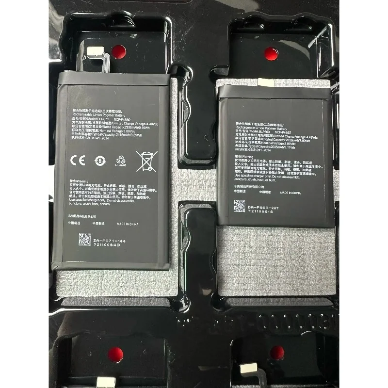 For Oppo Find N Folding Mobile Phone Battery Long Lasting BLP869 BLP871 2030-2355 Mah