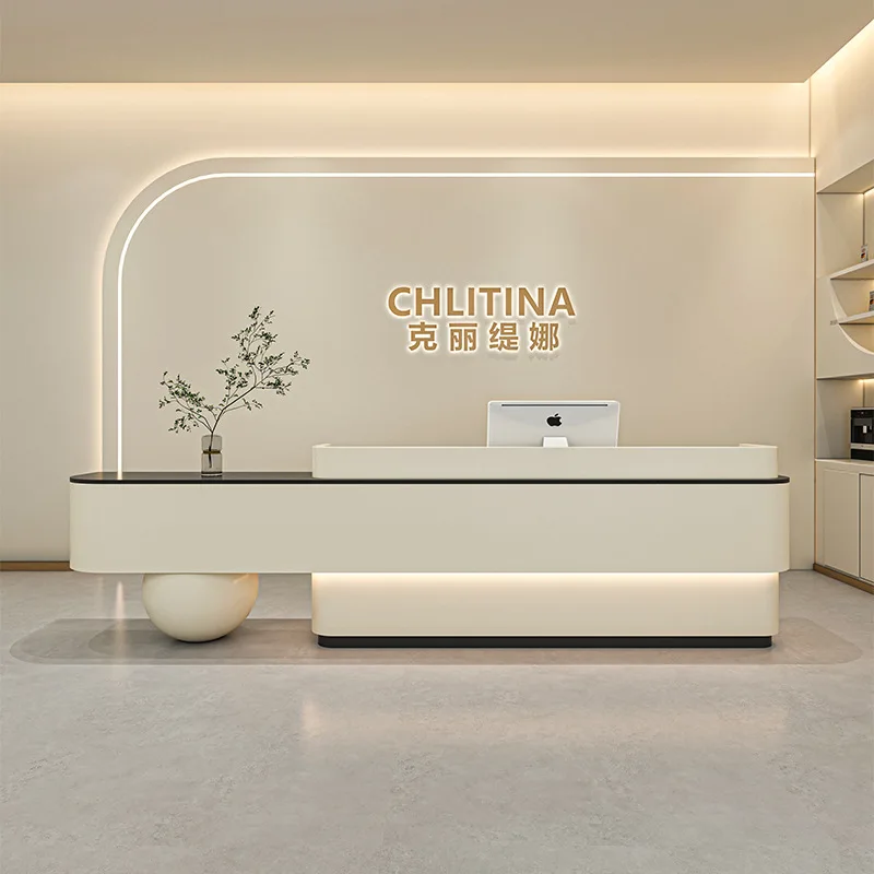 

front desk paint clothing store checkout page dance training institution medical beauty clinic bar company reception desk