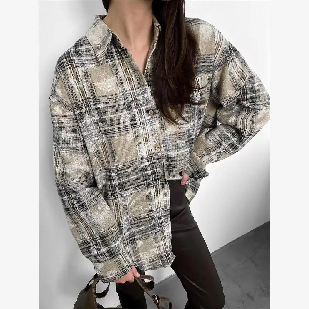 

Spring New Women's Faionable Cheered Long Loose Fit Button Up Ne Mid Length Commute Sle Clothing For Young Adults
