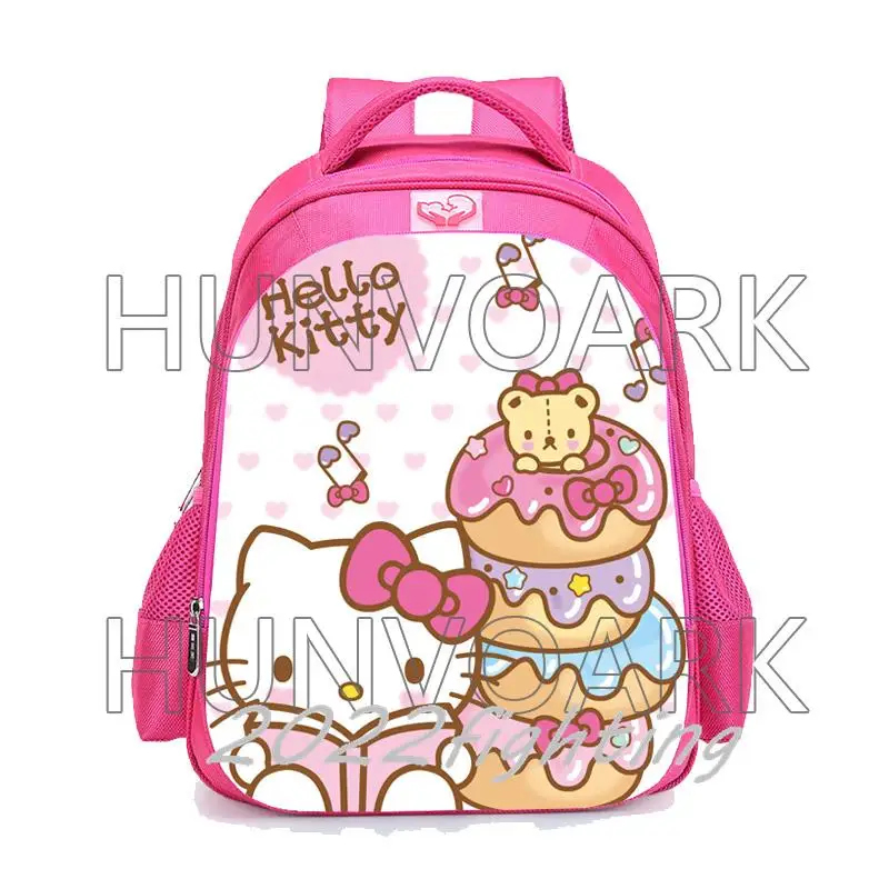 Hello Kitty Kids School plecaki dla nastolatek chłopców Dziewczyny kot kreskówkowy szkoły podstawowej torby szkolne moda infantil