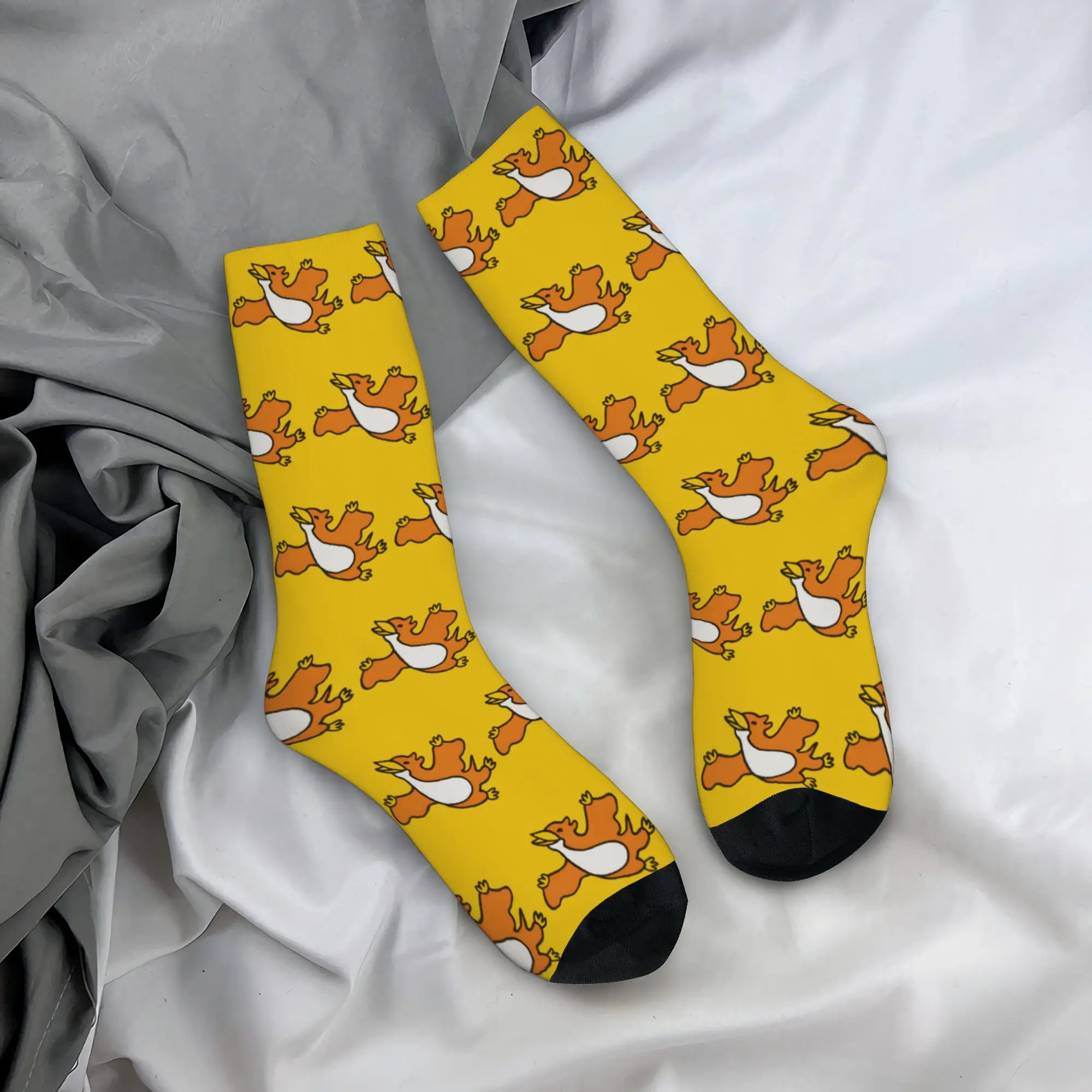Winter Warm Crazy Design Unisex Chibi Rodans Monster Socks Kawaii Breathable Basketball Socks