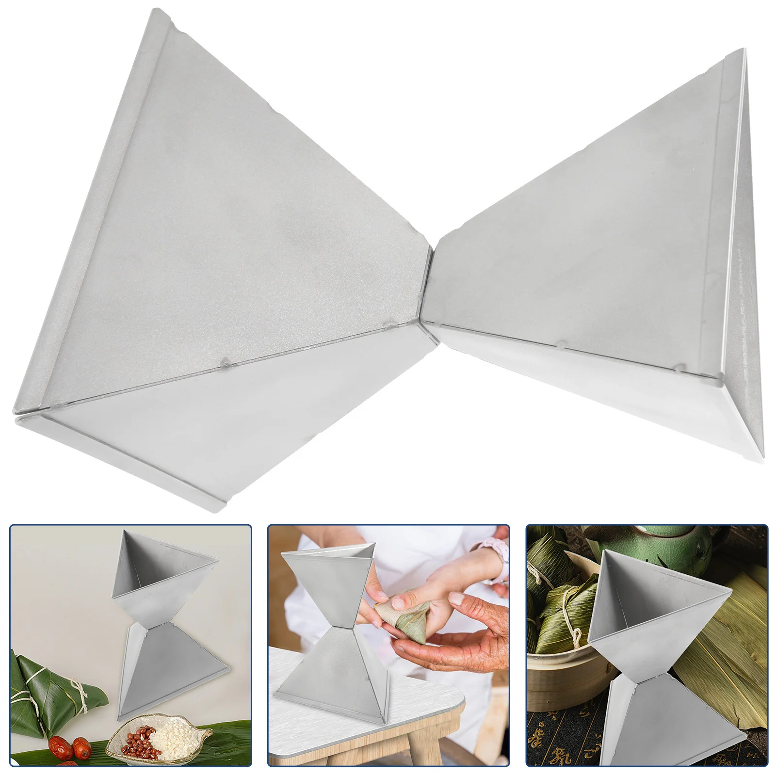 

Stainless Steel Mold Creative Shape Easy DIY Traditional Chinese Rice Dumpling Maker Kitchen Tool Rice Mold