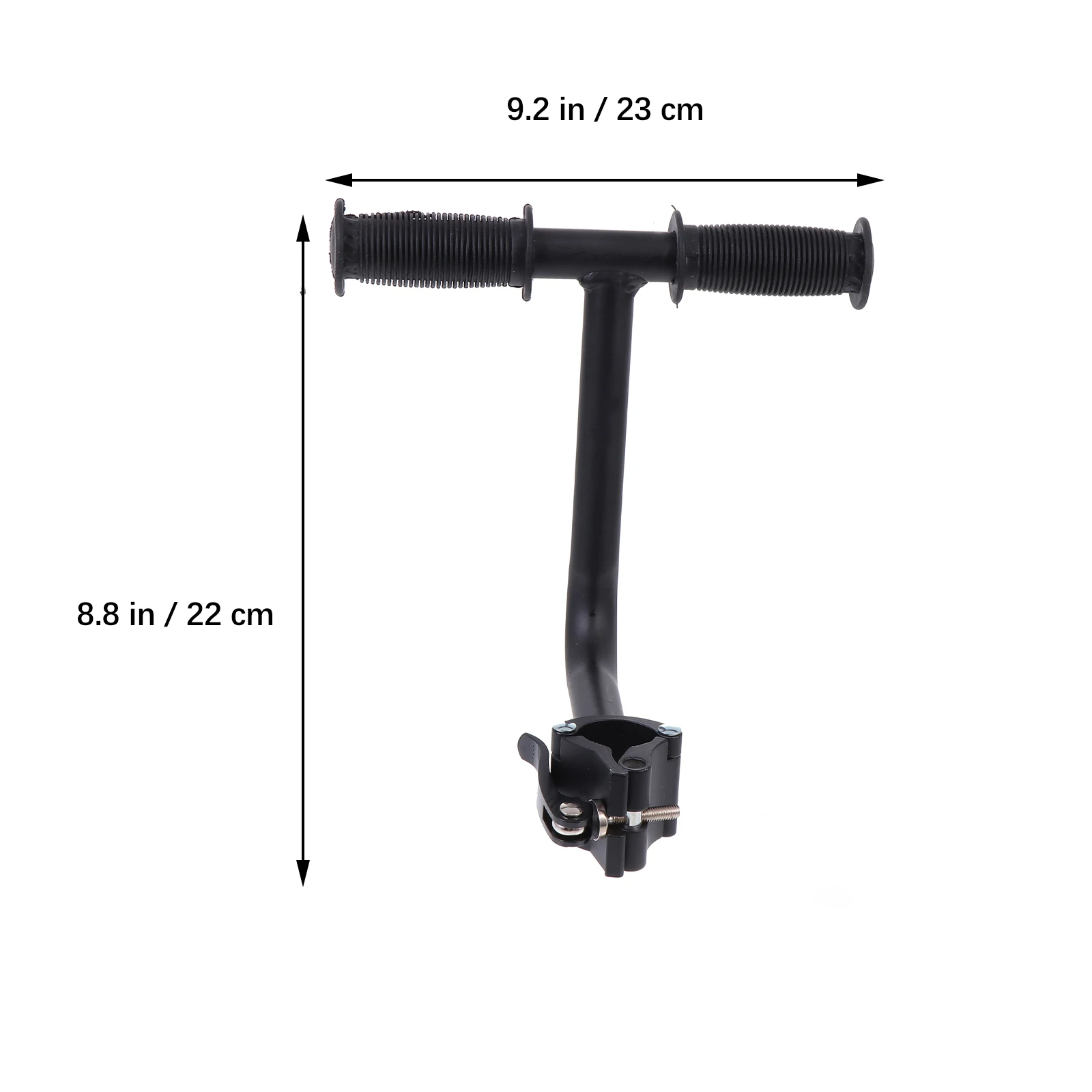 

1 set Children's Rear Seat Armrest Bike Handrail Black Aluminum Kids Mountain Bike Supplies Thickened Durable Practical