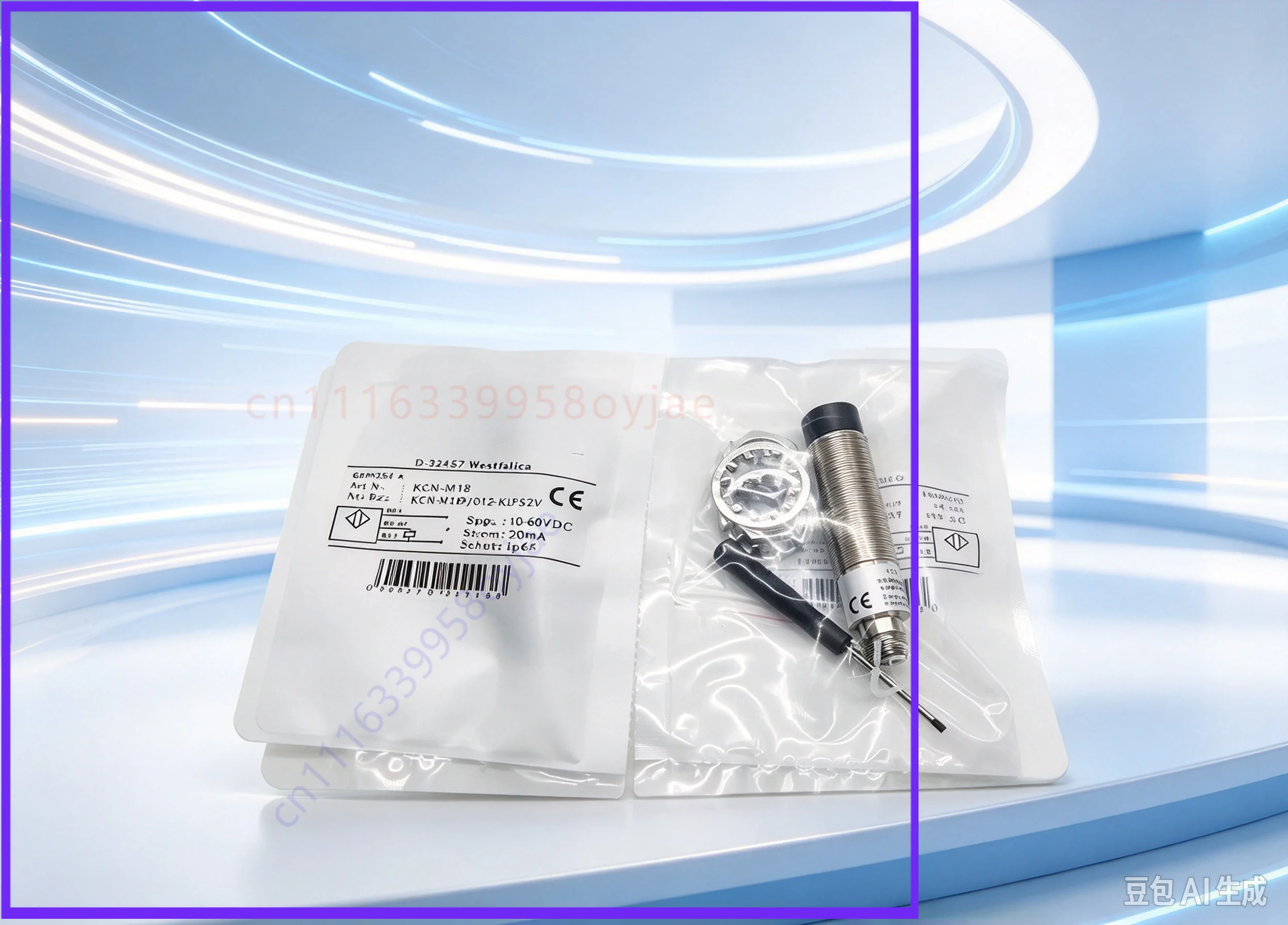 Replacement FOR BERNSTEIN KCN-M18PS/012-KLPS12V Inductive Proximity Switch Sensor