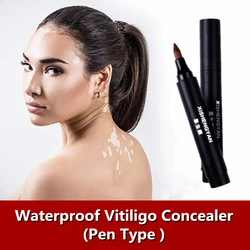 Cubierta de camuflaje para piel de Vitiligo, maquillaje cosmético resistente al agua, líquido, cobertura duradera, enmascaramiento en cara, manos y cuerpo