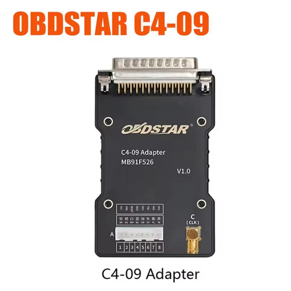 OBDSTAR C4-09 (MB91F526) Adapter Kit Use with OBDSTAR KeyMaster G3 DC706 Supports R&W FLASH DFLASH Immobilizer Data Decryption