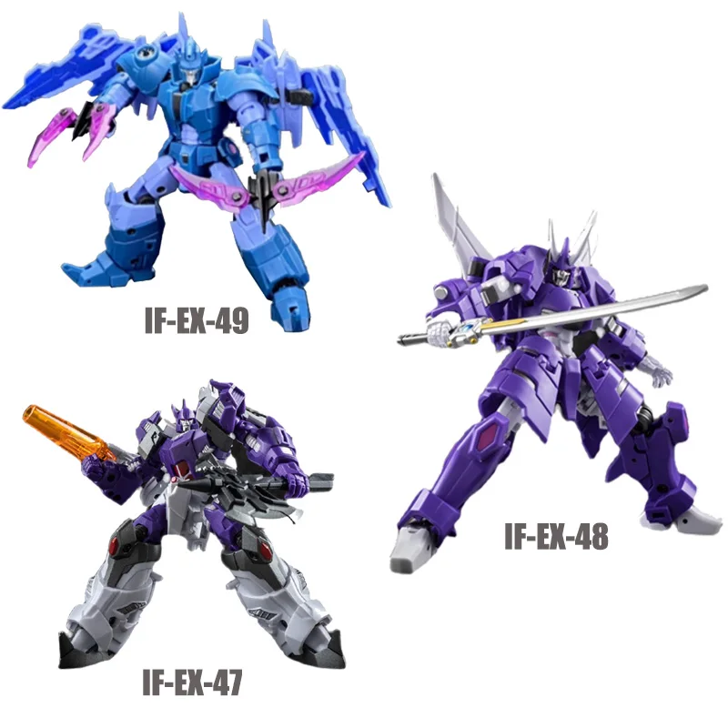 

Iron Factory Transformation Toy IF EX-47 EX-48 EX-49 Hannyamaru Cyclonus Samurai 3rd Party G1 Legend Mini Model Robot Figure