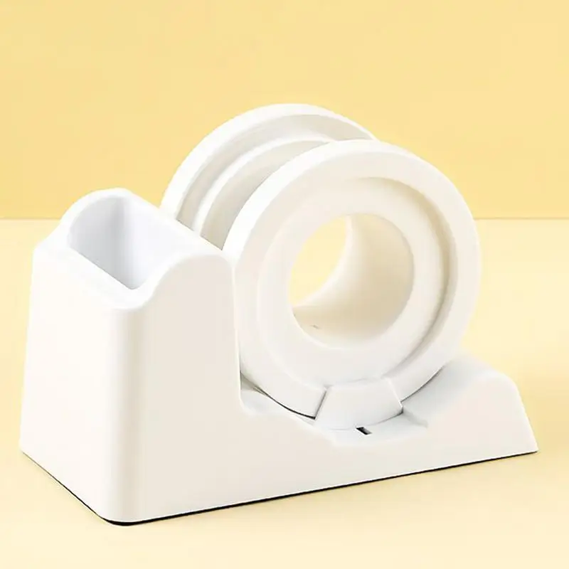 Диспенсер для ленты Многоразовый настольный диспенсер для ленты Сверхмощные нескользящие наклейки База Многоцелевые настольные принадлежности для домашней студии