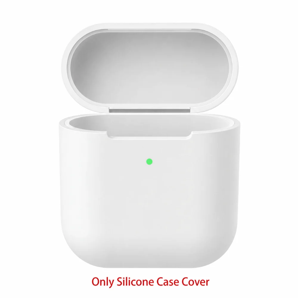 Shockproof Slim Ultra Thin Sleeve Protector Protective Skin Wireless Earphones Pouch Silicone Case Cover For Airpods 2