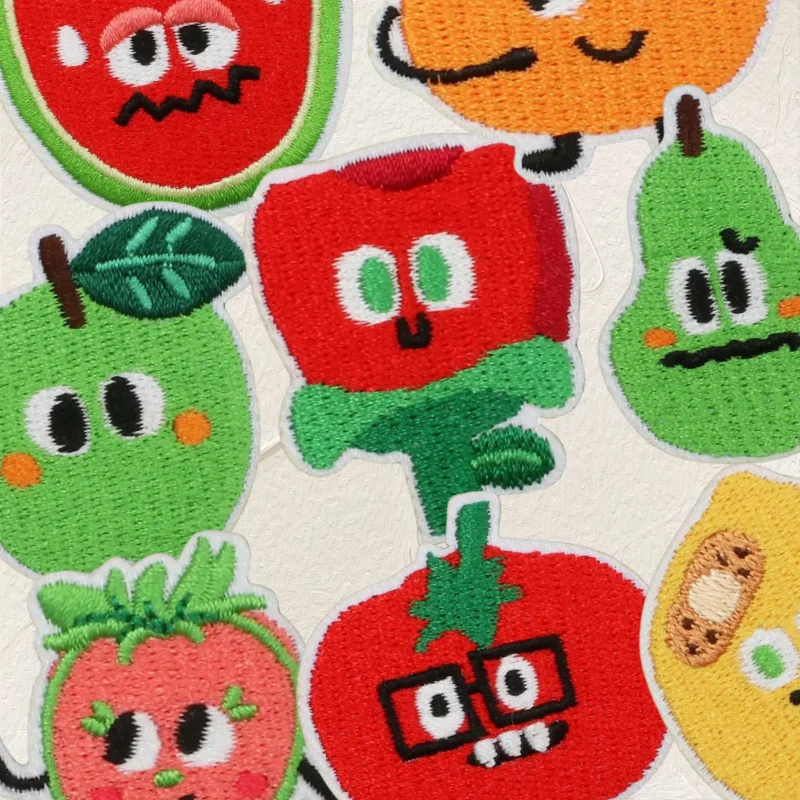 

1/10PCS Set Orange Banana Embroidery Rose Patch Clothes DIY Decoration Cute Cartoon Fruit Cloth Sticker Ironing Embroideried