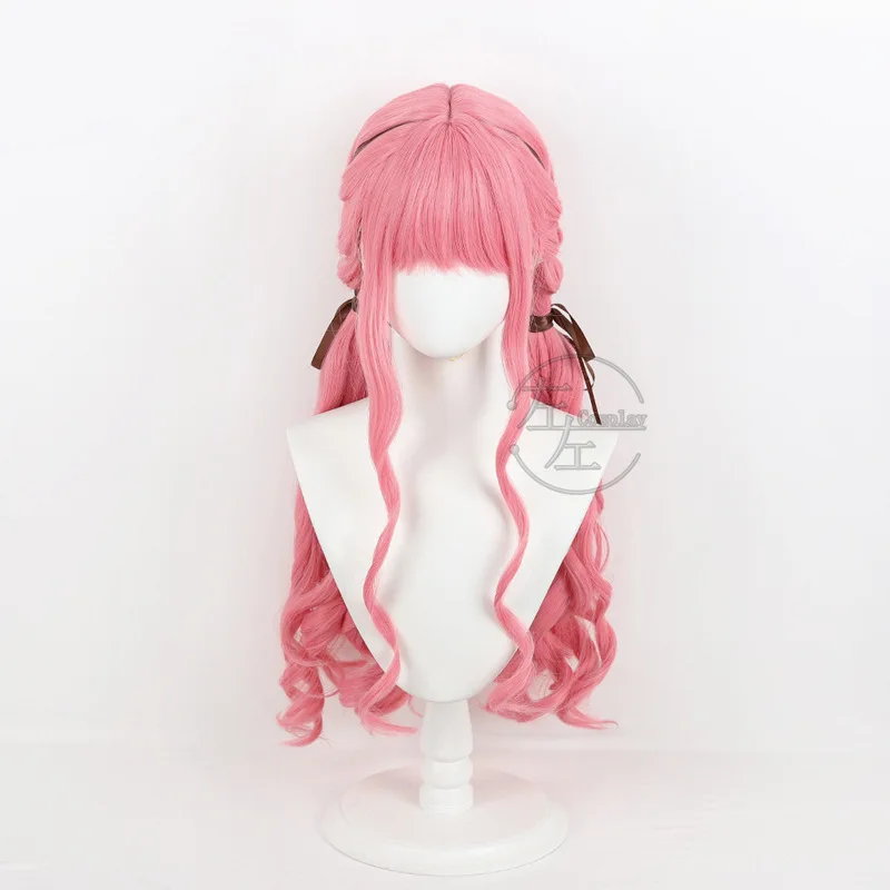 Infinity Nikki Cosplay perruques 80 cm cheveux longs Nikki perruques Costume femmes résistant à la chaleur cheveux synthétiques fête + bonnet de perruque
