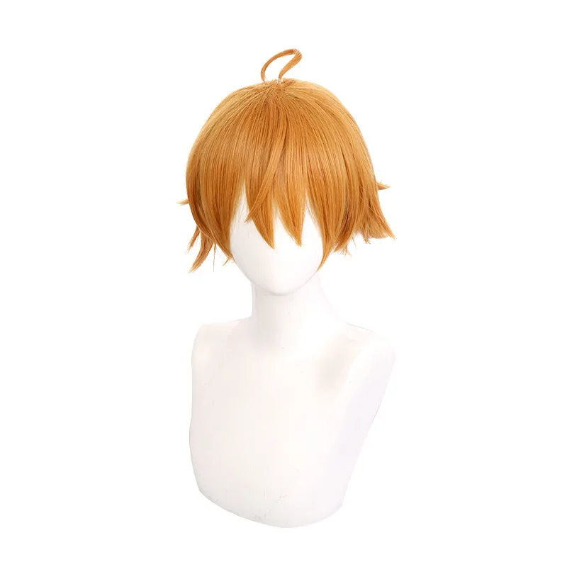 Genshin Impact Cosplay Wig Tohma Inazuma City Upturned Small Braid Hairstyle Game Anime Cosplay False Hair