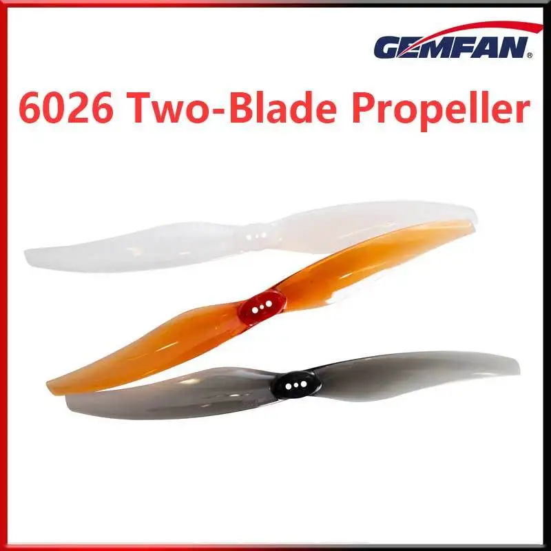 Gemfan 6026 2-Blatt-Propeller Ultraleicht Hocheffizient 6 Zoll Lange Flugzeit für Toothpick FPV Racing Drohne