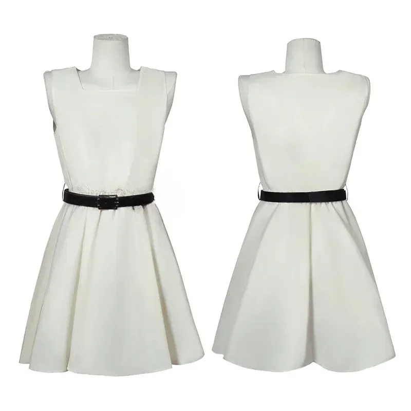 

CyFrieren Косплей Костюм Парик Аниме Frieren Beyond Journey's End Бежевое Платье Плащ Эльфийские Уши Хэллоуин Женские Аксессуары