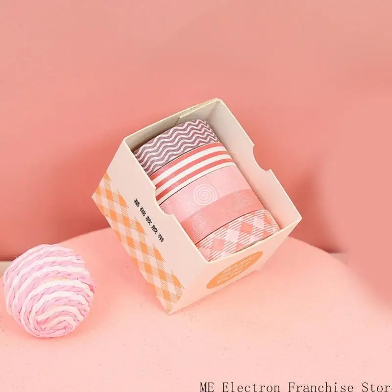 T5EA 5Rolls декоративной ленты для скрапбукинга для Art Craft 10 ммх2 м.