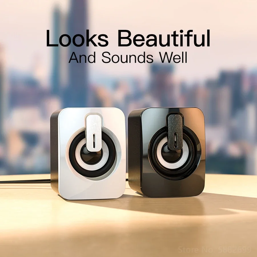 Altavoz De ordenador para PC, portátil, escritorio, Notebook, Caixa De Som, caja De sonido portátil, música con cable, M