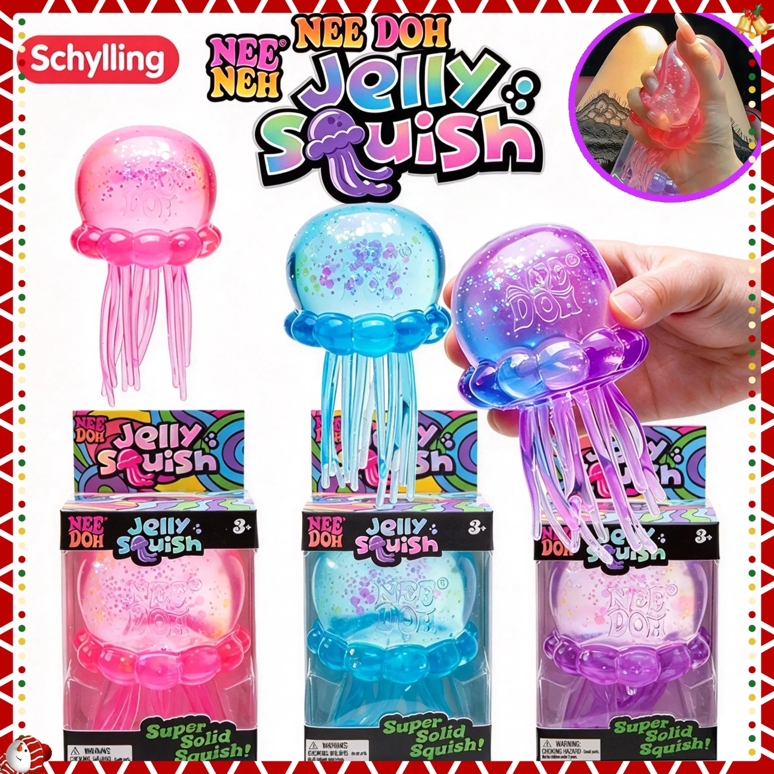 Schylling NEEDOH Nice Cube Sensory Toys Stress Relieving Blocks Pinching Relieving Puzzle Solving Venting Children Souvenir !