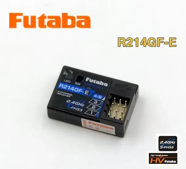 Futaba R214GF-E HV high voltage receiver S-FHSS 4-Channels 4PL 4PLS 3PV 4PV 4PX RX 10PX 7PX T7XC RC MINI Car truck board