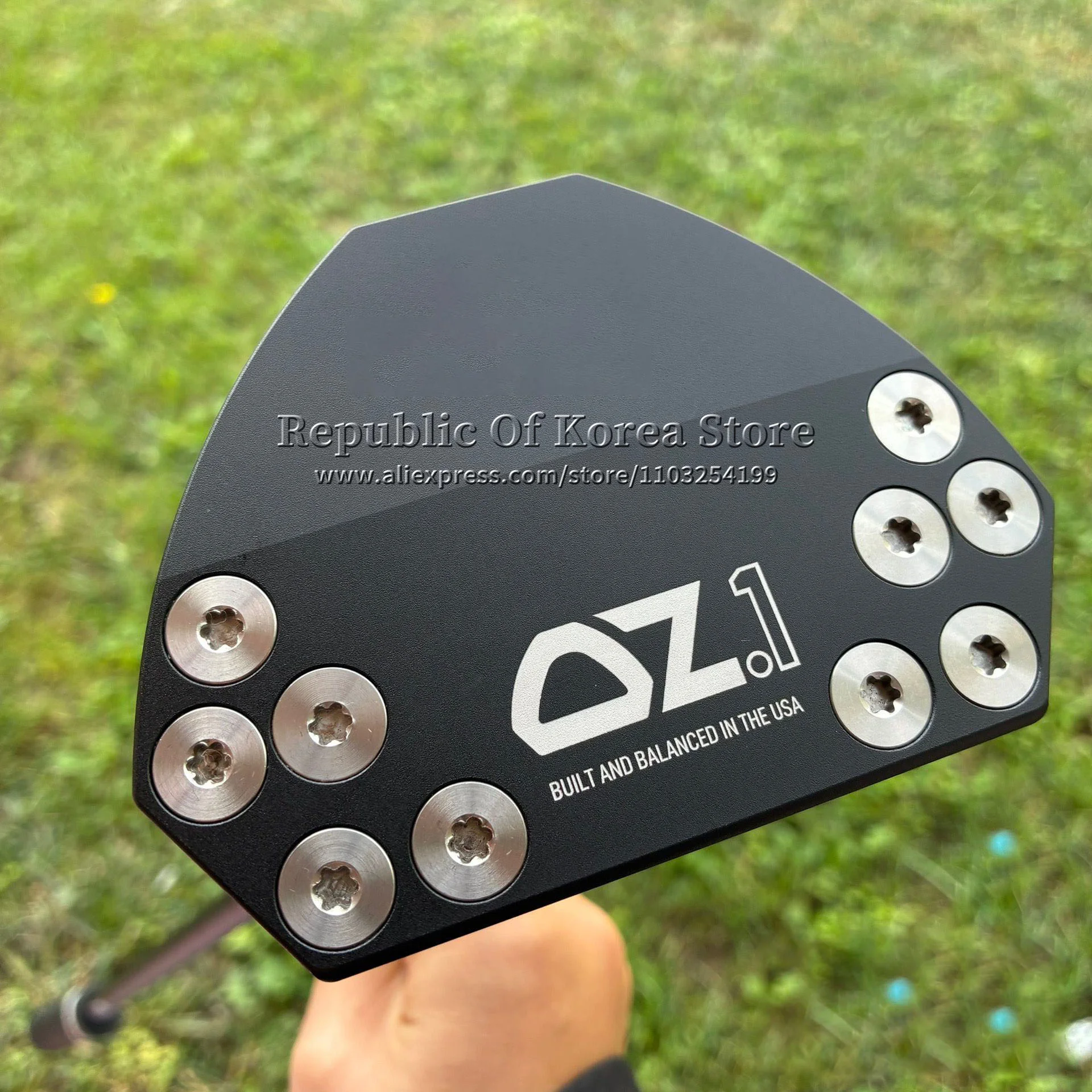 LAB OZ.1 مضرب جولف أسود متوازن عمود فولاذي أسود 33 34 35 بوصة مسدس ضغط 2 درجة نادي جولف مع رأس #2