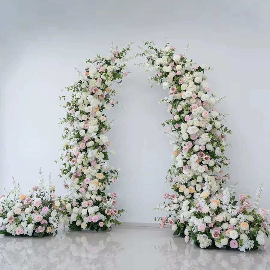 

ATV Wholesale White Artificial Flower Arch Wedding Arch For Wedding Decoration