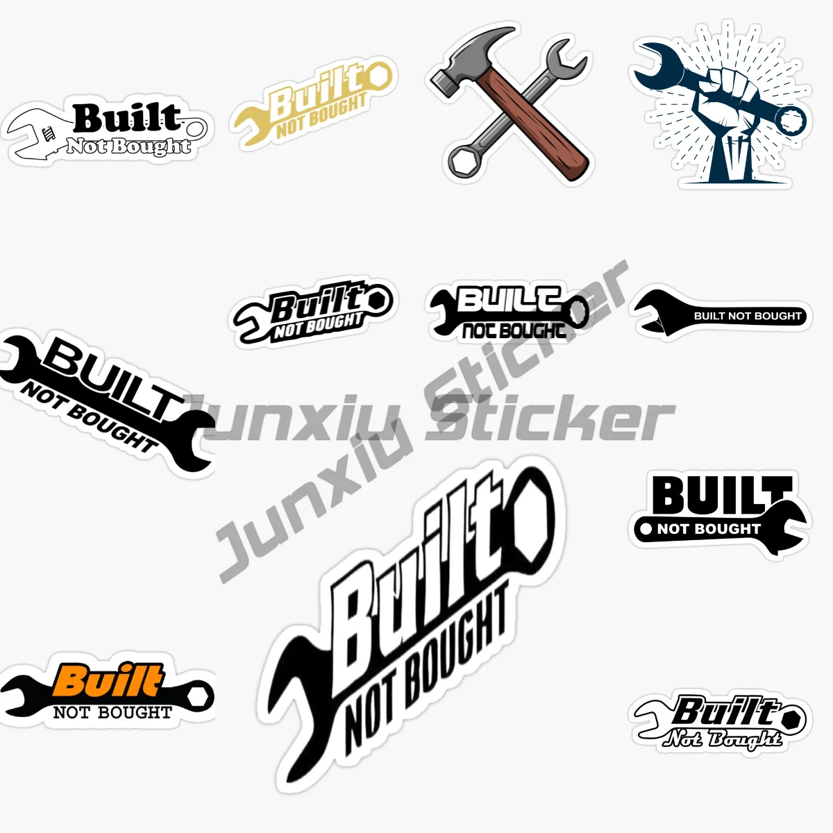 

Build Not Bought Car Stickers Window Truck Car Vinyl Self-adhesive Bumper Sticker Waterproof Laptop Wall Decal