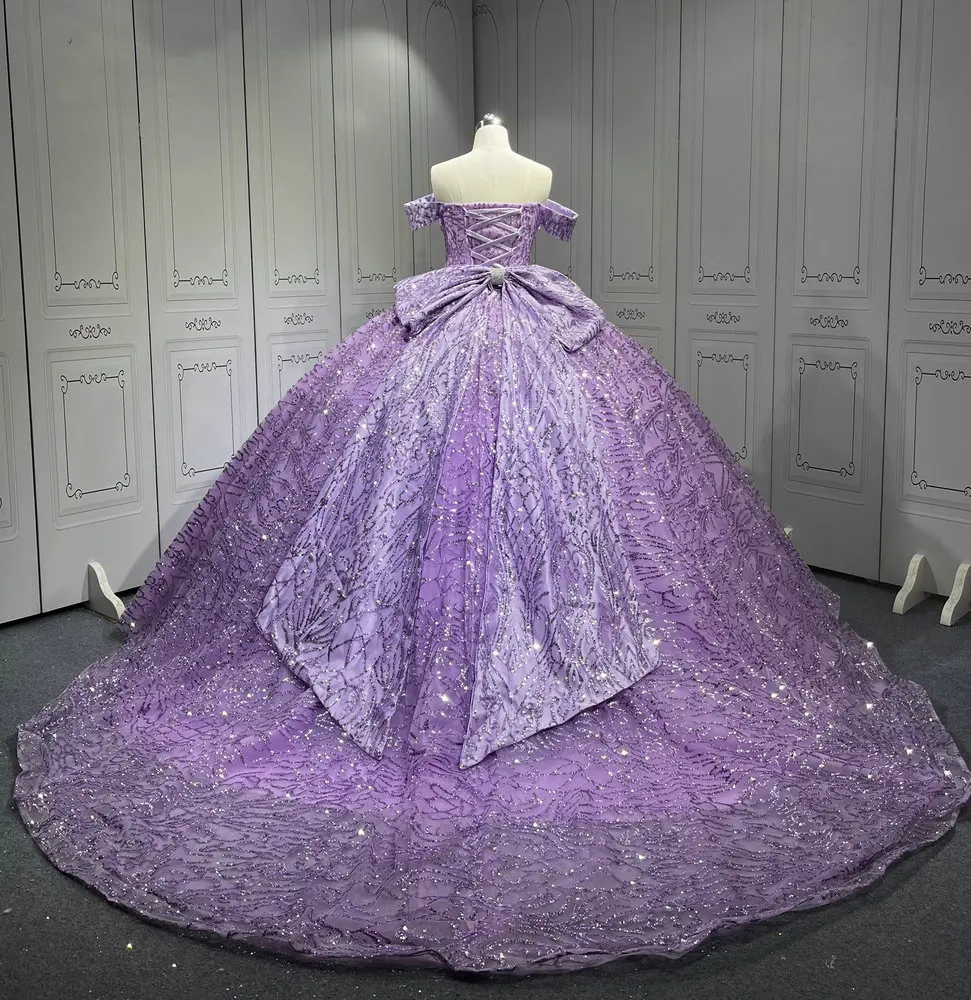 Mumuleo ライラック Quinceanera ドレス Vestidos De 15 De Xv Aos Quince 2025 Quinceaera ボールガウン Vestidos Para 16 Aos