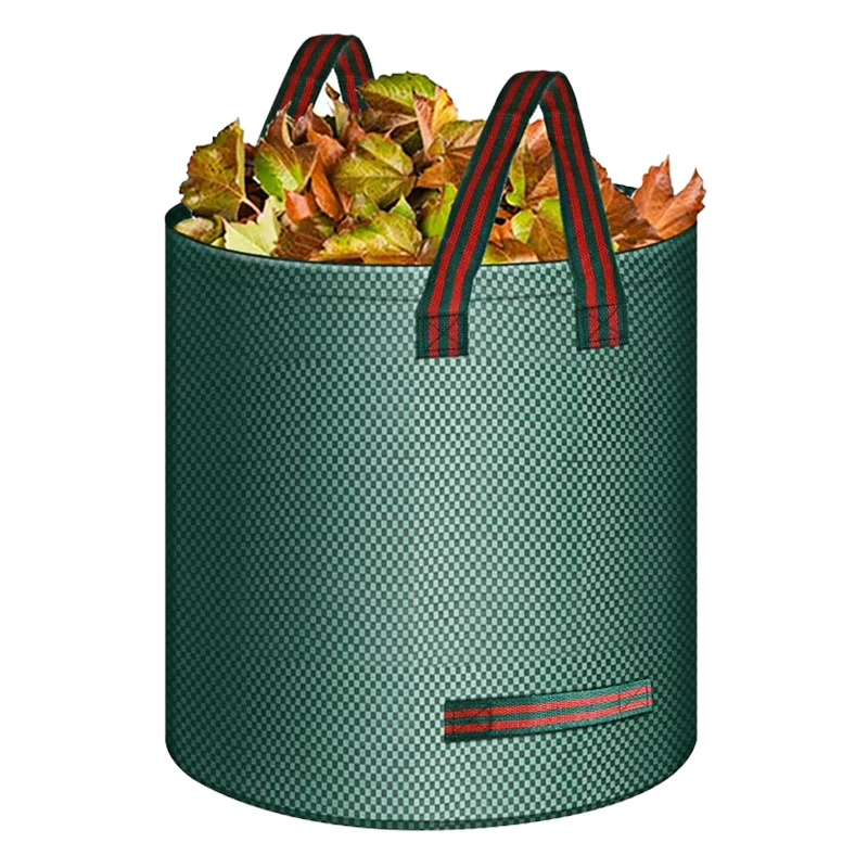 Outdoor Large Capacity 106 Gallon Garden Waste Bag Leaf Lawn Bag Reusable Collapsible Gardening Leaf Container Storage