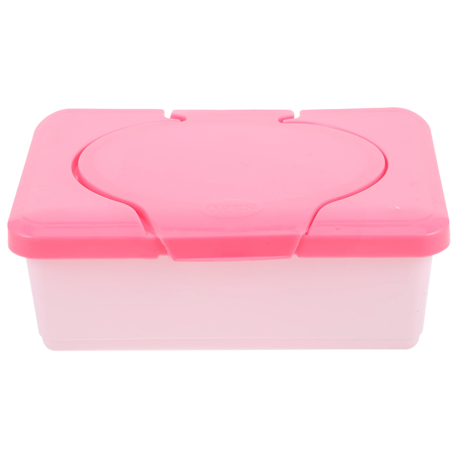 

Wet Wipes Box 80 Count Portable Moisture Retention Dispenser for Baby Diaper Travel Bathroom Plastic Container Holder