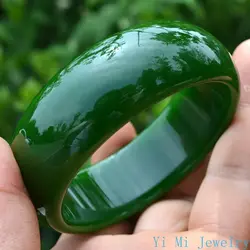 Hetian Jade Bracelet Spinach Green Jade Bracelet Mother Bangles with Charms Bracelets for Women Bracelet for Women Jade Bracelet
