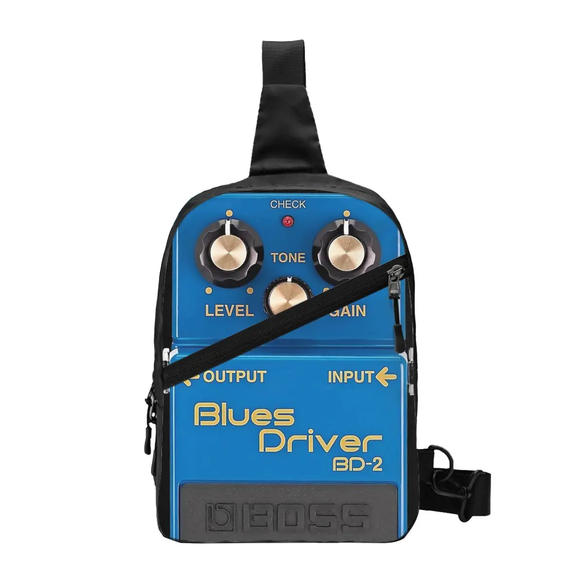 Boss Blues Driver BD-2 Overdrive Bluesbreaker Guitar Pedal Dirty Chest Bag Men Sling Crossbody Backpack Chest Bag Shoulder Bag