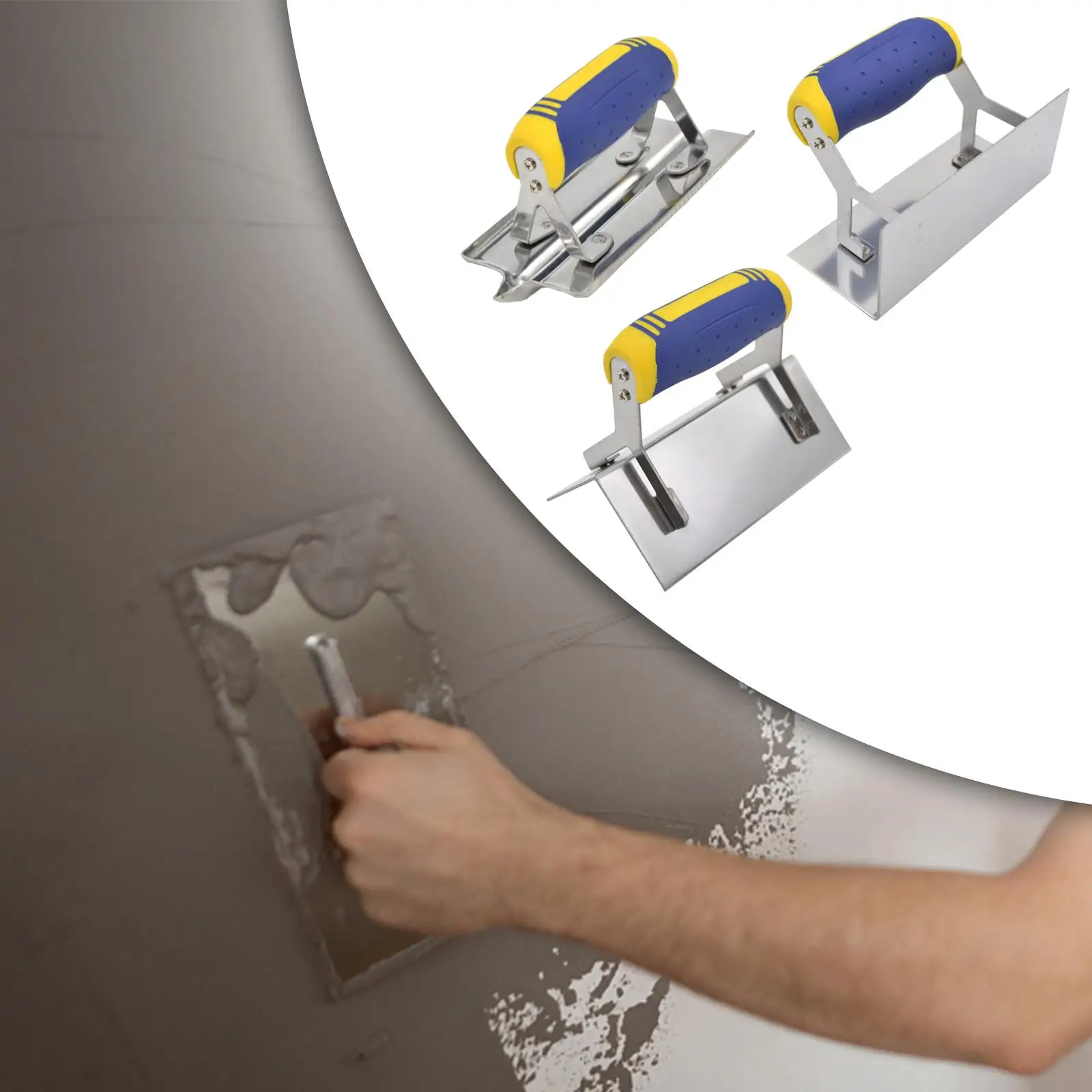 Imagem -04 - Ferramenta Profissional do Rebocamento do Canto Angle Trowel Ferramenta Manual para Raspar Aço Inoxidável