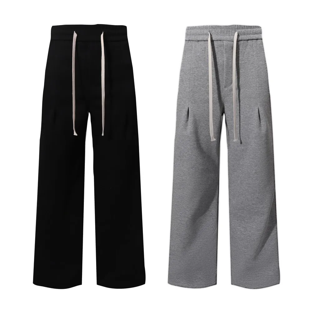 

Хлопковые брюки с эластичной резинкой на талии и карманами на талии, широкие черные спортивные штаны, брюки для женщин и мужчин, уличная одежда, зимне-весенние трендовые брюки
