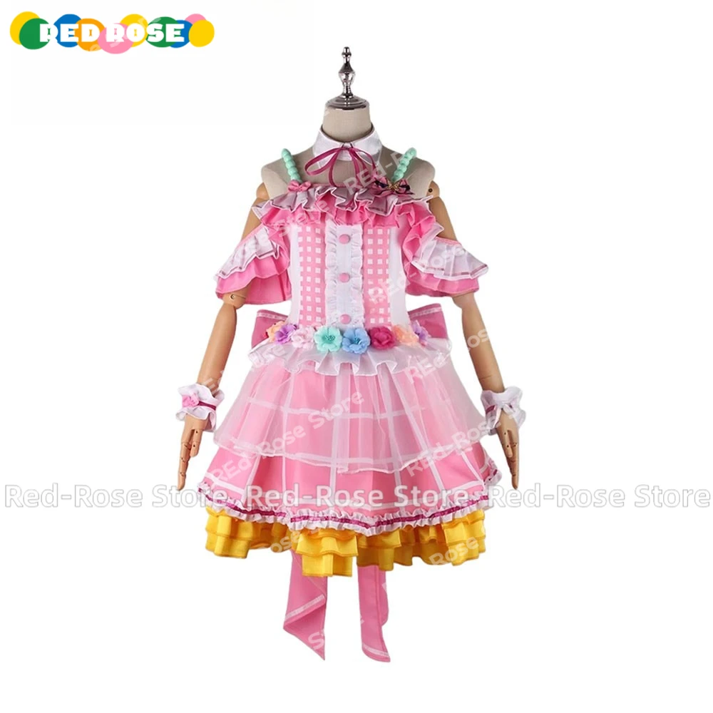 

【Customized 】Game Anime BanG Dream Pastel*Palettes Dream Illuminate Maruyama Aya Cosplay Costumes Outfit Halloween Christmas