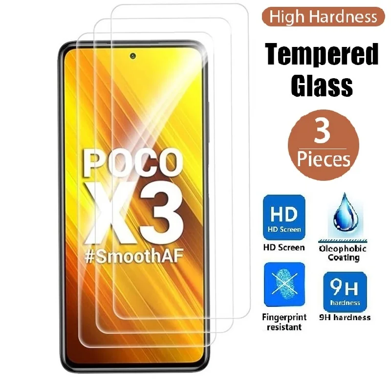 3PCS Tempered Glass…