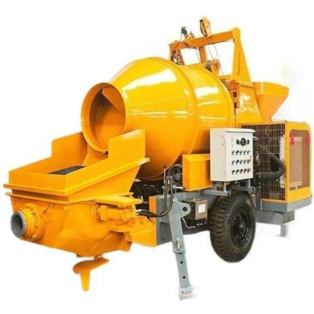 Small Concrete Conveying Pump Hydraulic Diesel Mortar Feeding Pouring Ground Pump Secondary Structure Column Pump (deposit)