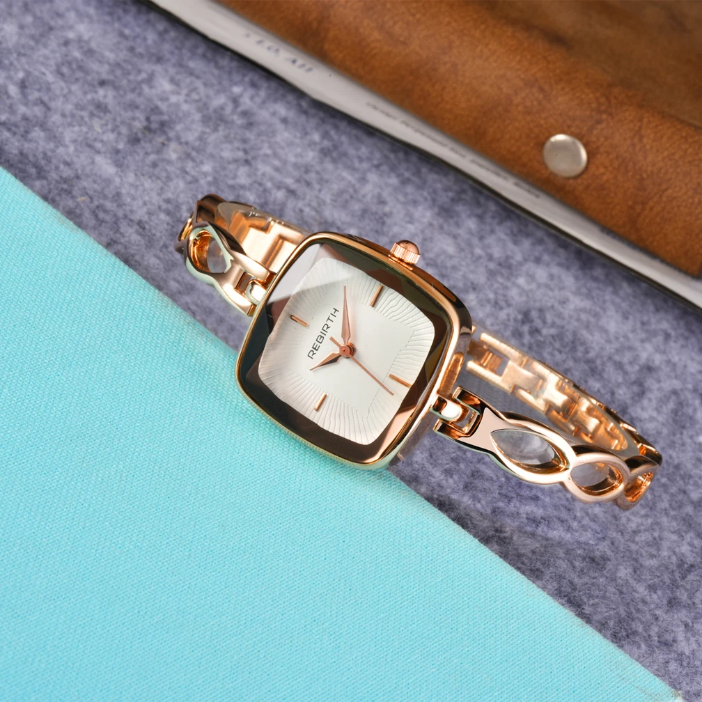 REBIRTH Women's Watches Waterproof  Original Bracelet Quartz Clock Ladies Watches