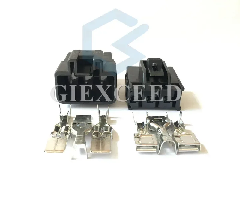 2 Sets 3 Pin 7282-3030 7283-3030 Electrical Connector Wire Connector AC Assembly Plug Female And Male For Toyota