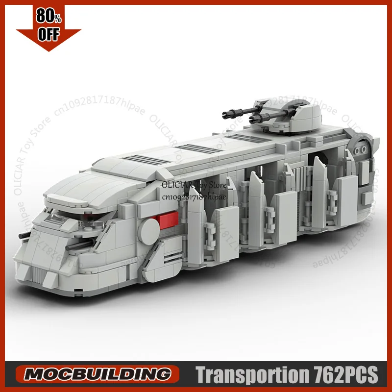

Космический фильм Транспортный линкор MOC Строительный блок Космический корабль Технология Кирпичи Дисплей Коллекция игрушек Набор креативный подарок