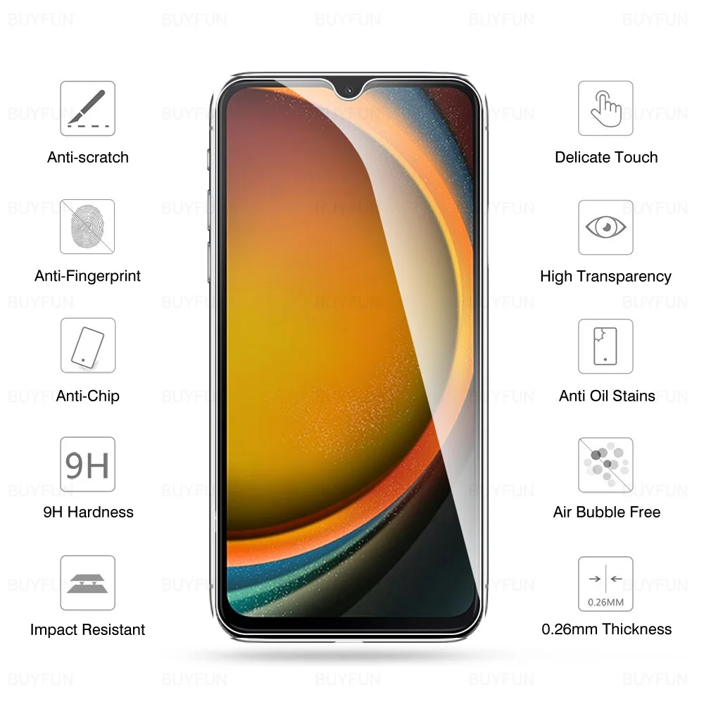 2Pcs Tempered Glass For Samsung Galaxy Xcover7 5G Screen Protector For samsung xcover7 galaxy x cover 7 6.6" HD Protective Films