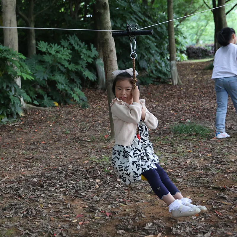 Kindergarten outdoor toys Children's physical training equipment Air zipline pulley ropeway Sports activity equipment